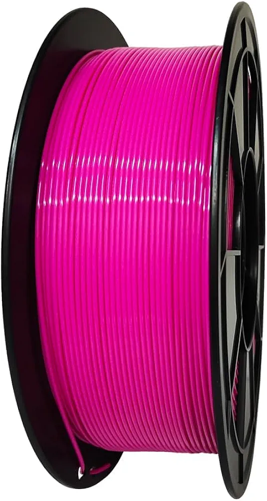 PLA Filament, 3D Printer Filament, Strong Layer Adhesion, Neat Winding PLA Filament 1.75mm for FDM 3D Printers, Magenta PLA, 2.2lbs/1kg