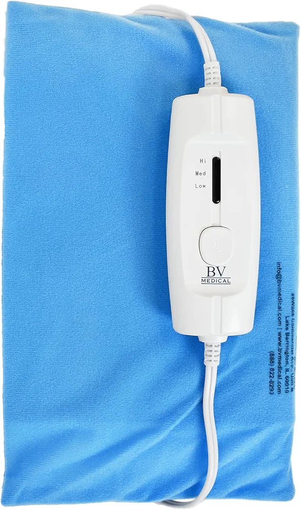 Heating Pad with Three Heat Settings W/No Auto Shut Off/12" X 24"