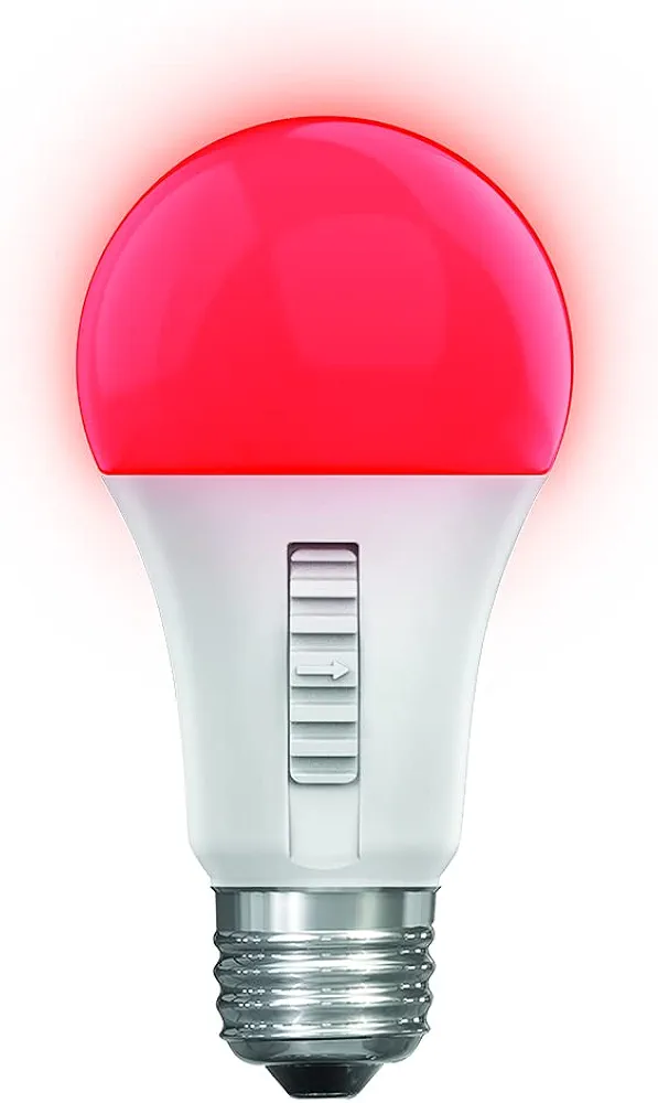 Feit Electric LED Color Changing Light Bulb - A19 with an E26 Medium Base Light Bulb - 60W Equivalent - 15 Year Life