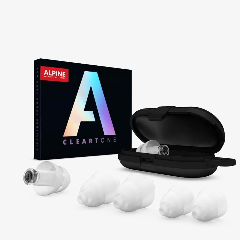 ClearTone Ear Plugs for Noise Reduction - High Fidelity Ear Plug for Concert, Traveling, Work & Noise Sensitivity - 21 dB