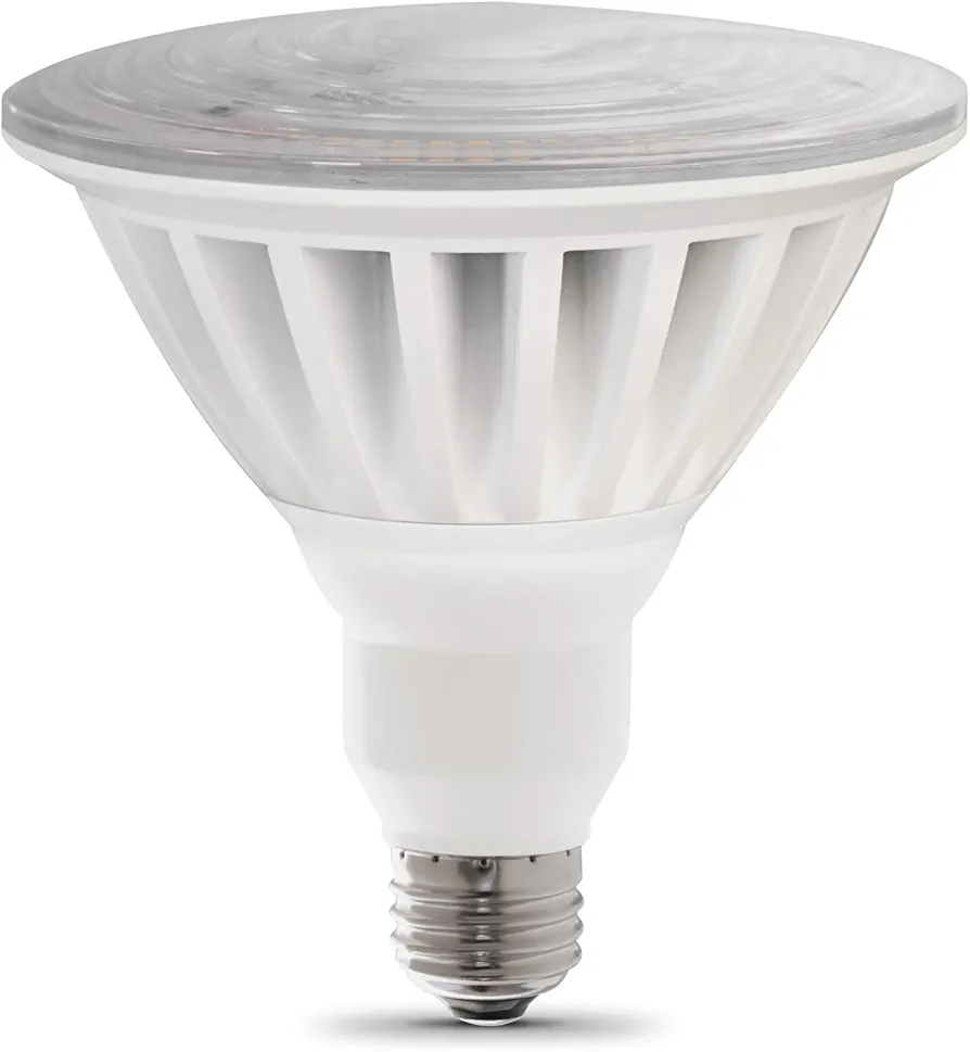 Feit Electric PAR38 LED Light Bulb, 325W Equivalent, Outdoor Flood Light Bulb, Non Dimmable, 13 Year Life, 5000 Lumens, 5000k Daylight, E26 Base, Damp Rated, High Lumen, PAR38/5000/5K/LED