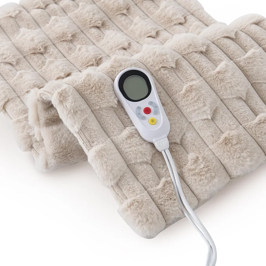 Electric Heating Pads for Cramps, Heated Pad for Back Pain Muscle Pain Relieve with Auto Shut Off Function