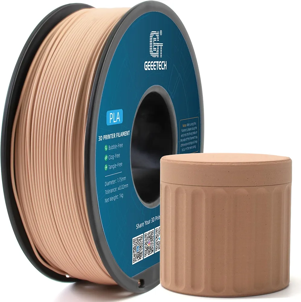 GEEETECH Matte PLA Filament 1.75mm,Terracotta PLA Matte 3D Printer Filament 1kg Spool (2.2lbs),Dimensional Accuracy +/- 0.02 mm,1.75 PLA Filament Matte 3D Printing Filament