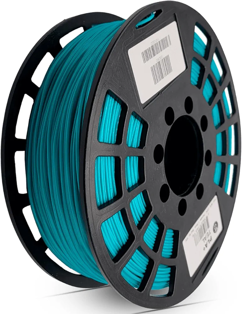 PLA Plus Filament (Teal), 1.75mm 3D Printer PLA+ Filament, 1Kg/2.2lb Spool of 3D Printing Filament PLA with Dimensional Accuracy +/- 0.03mm, Fits Most FDM Printers, Made in USA