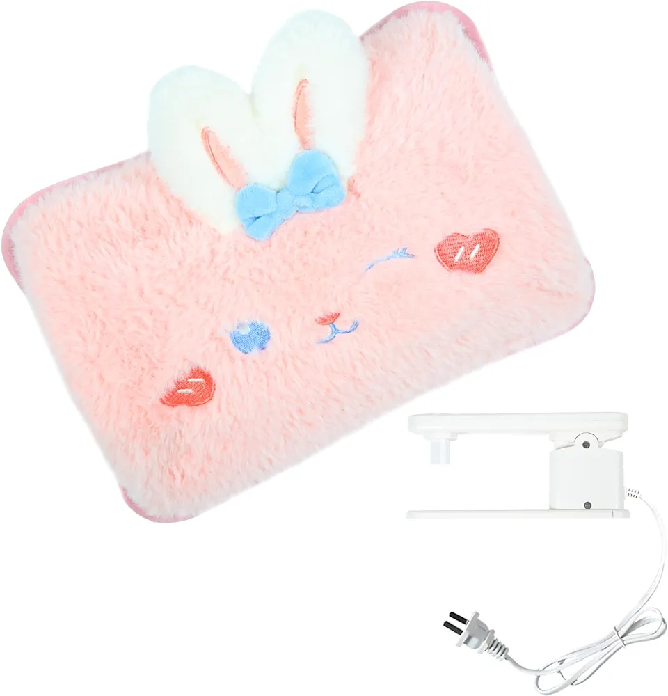 WITERY Electric Hot Water Bag with Cover- Rechargeable Heating Pad Hot Water Bottle for Pain Relief Cramps & Sore Muscles, Hot Compress Bag Hand Warmer for Outdoor/Indoor (Filled with Water)