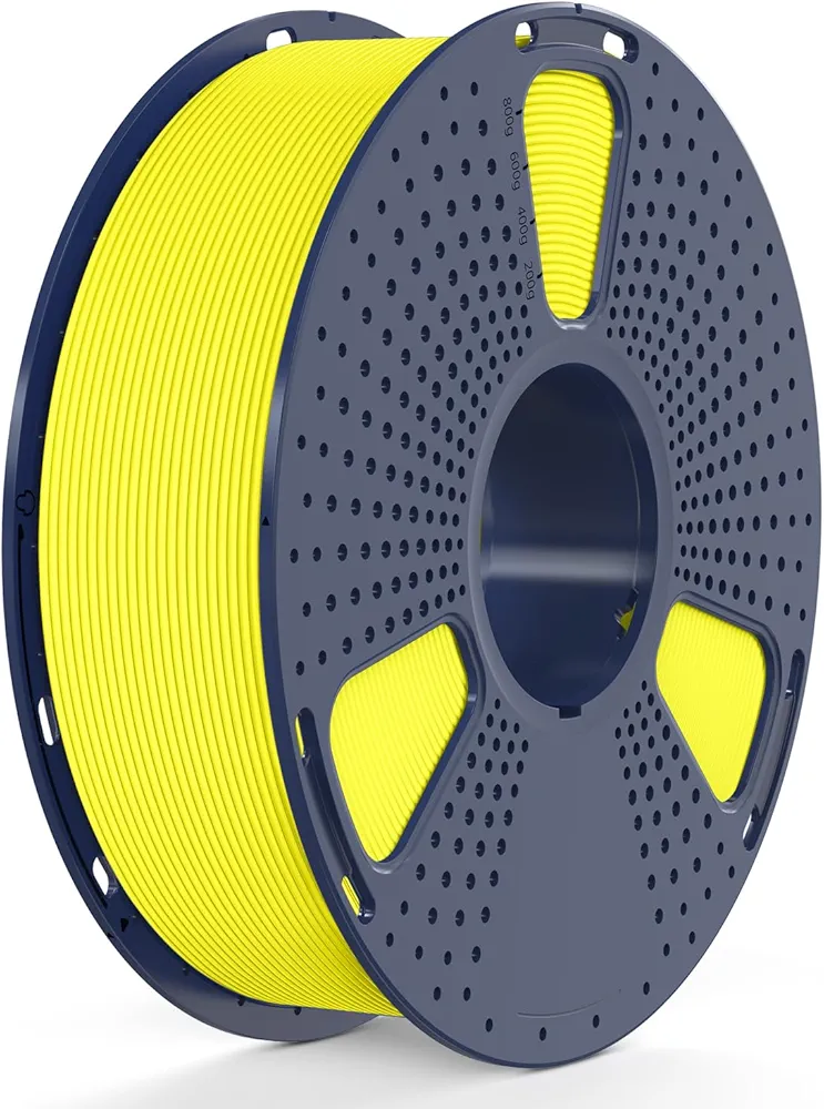 SUNLU High Speed PETG 3D Filament 1.75mm, 30mm/s - 600mm/s Print Range, High Flow Speedy 3D Printer Filament, Fit Most FDM Printers, Dimensional Accuracy +/- 0.02mm, 1kg Spool, (Yellow)
