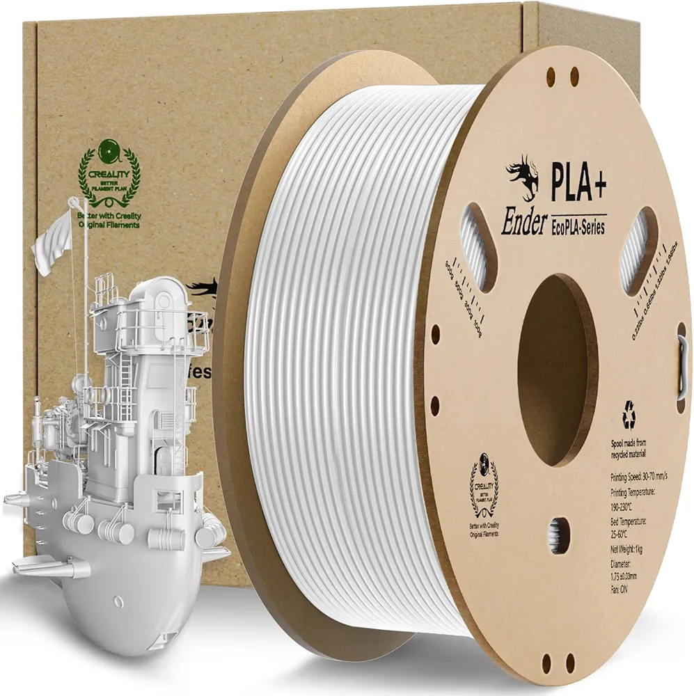 YOOPAI Creality Ender 1.75mm White PLA (Pro) 3D Printer Filament—1KG Spool(2.2lbs), Diameter Accuracy +/- 0.03mm,Smooth Filament for 3D Printing