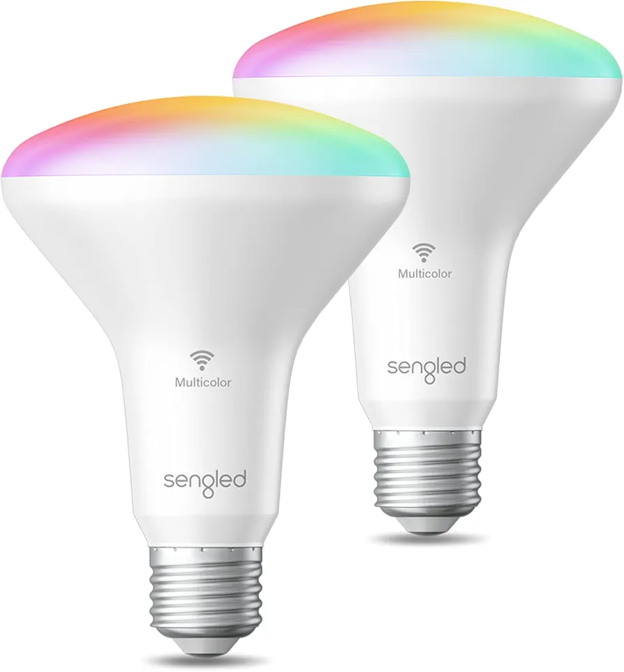 Sengled Smart Light Bulbs, Updated FFS Smart Bulb That Work With Alexa, Google, Smart Recessed Light Bulbs 65W Equivalent, 7.5W, Color Changing Light Bulb, 2.4GHz WiFi Only, No Hub Required, 2 Pack