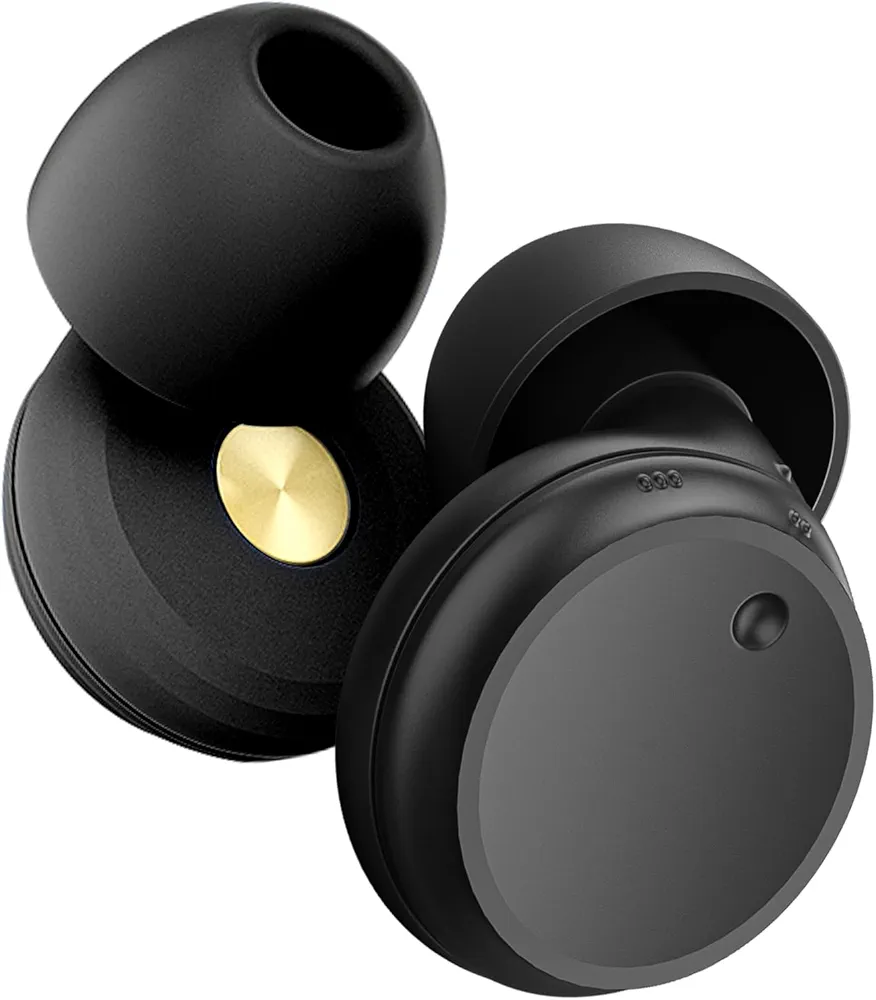 3-Mode Noise Cancelling Ear Plugs for Noise Reduction – Hearing Protection Reusable Earplugs for Concert, Travel, Focus & Socializing – 18-32dB Noise Reduction (Black)