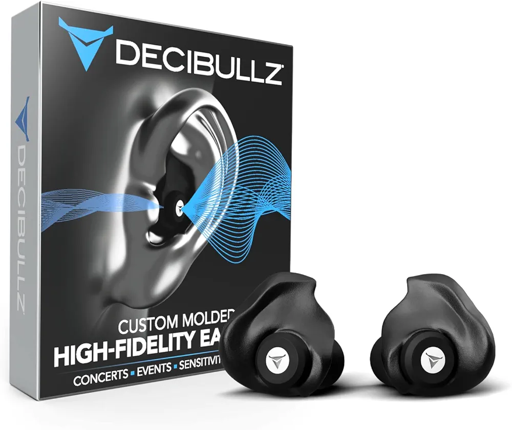 Decibullz Moldable Ear Plugs for Concerts, High Fidelity Hearing Protection for Noise Reduction & Noise Sensitivity, Noise Cancelling Earplugs Perfect for Musicians, Recording Artists, Festivals
