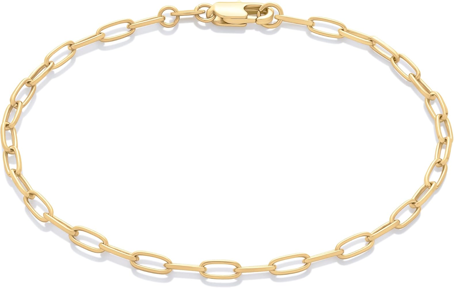 Amazon Essentials 14K Paperclip Chain Bracelet