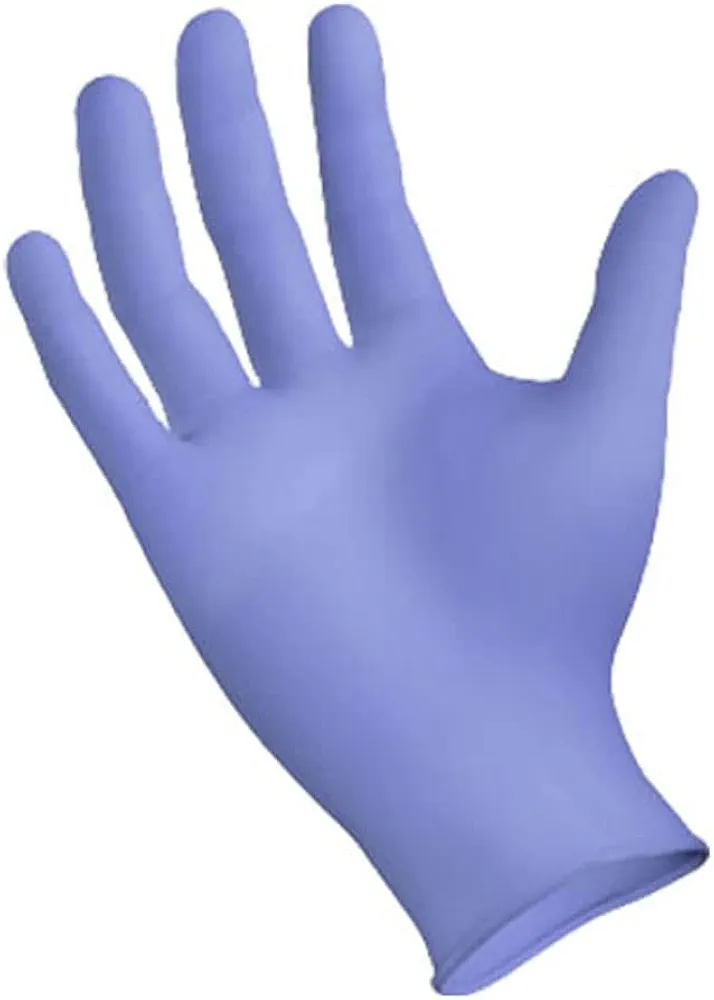 Sempermed SMNP303 StarMed Plus Nitrile Examination Glove, Powder-Free, 2.5 mil, Medium, Pack of 300