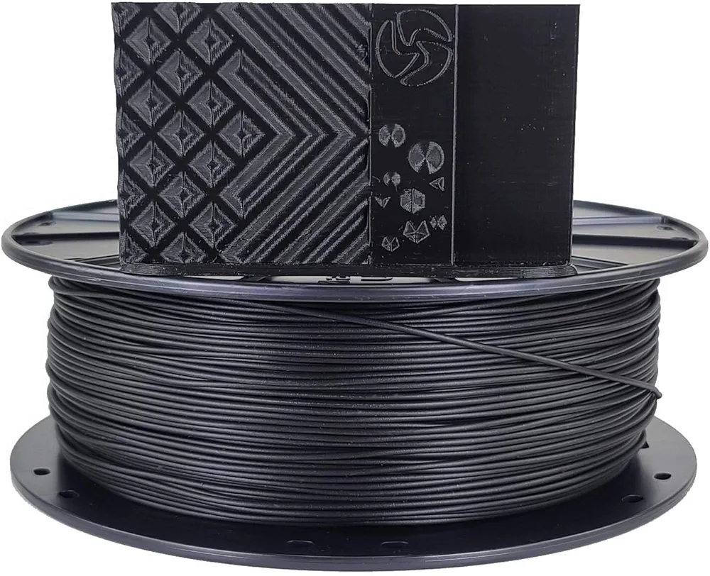 3D-Fuel Standard PLA+ Filament for 3D Printing, Made in The USA, 3D Printer Filament, Dimensional Accuracy +/- 0.02 mm, 1.75 mm, 1 kg Spool, Midnight Black