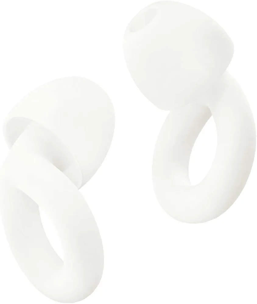 Ear Plugs for Noise Reduction NRR 33dB, Soft Silicone Ear Plugs for Sleeping Noise Cancelling, Concerts, Motorcycle, Travel & Noise Sensitivity, 8 Ear Tips in XS/S/M/L (White)