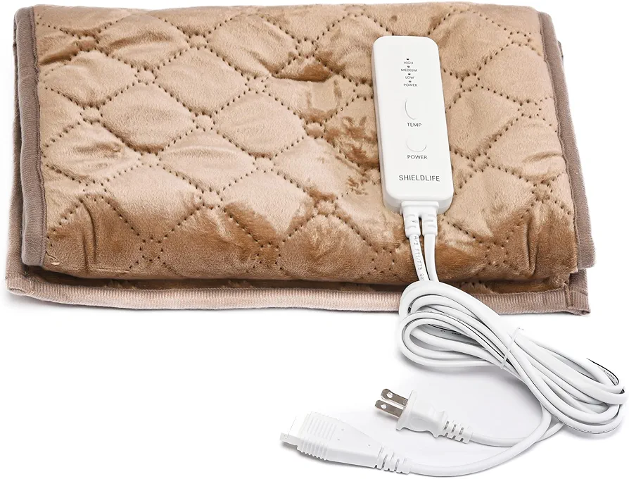 99% EMF Blocking Heating Pad for Pain Relief with 3 Heat Setting and Auto Shut Off. Made in Korea by Shield Life. (29 X 15 inches)