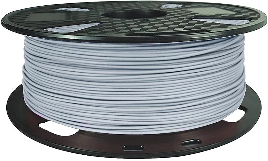 PLA MAX PLA + Light Gray PLA Filament 1.75 mm 3D Printer Filament 1KG 2.2LBS Spool 3D Printing Materials PLA MAX Stronger Than PLA Pro PLA Plus Normal PLA Filament CC3D Steel Grey Color