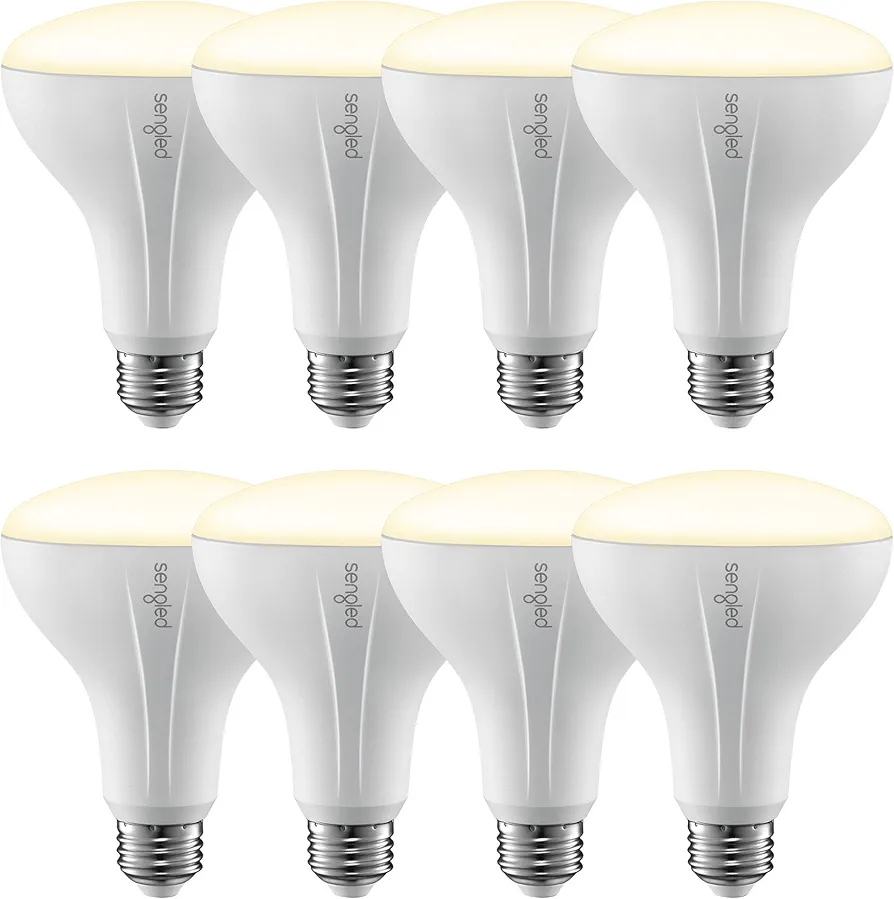 Sengled Smart Bulb, Zigbee Hub Required, Smart Light Bulb Works with Alexa, Google Home, SmartThings, Homekit and Siri, BR30 Dimmable Flood Light Bulb for Cans, Soft White 2700K, 650 LM, 9W, 8 Pack