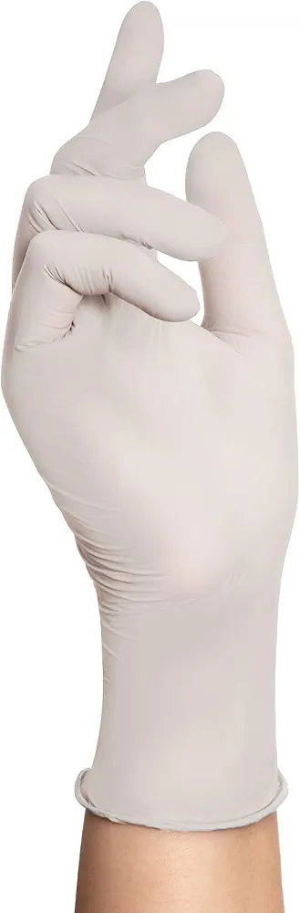 HALYARD Sterling Nitrile Exam Gloves, Powder-Free, 3.8 mil, 9.5", Gray, Medium, 50707 (Box of 200)