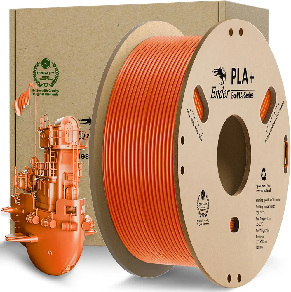 YOOPAI Creality Ender 1.75mm Orange PLA (Pro) 3D Printer Filament—1KG Spool(2.2lbs), Diameter Accuracy +/- 0.03mm,Smooth Printing Filament.